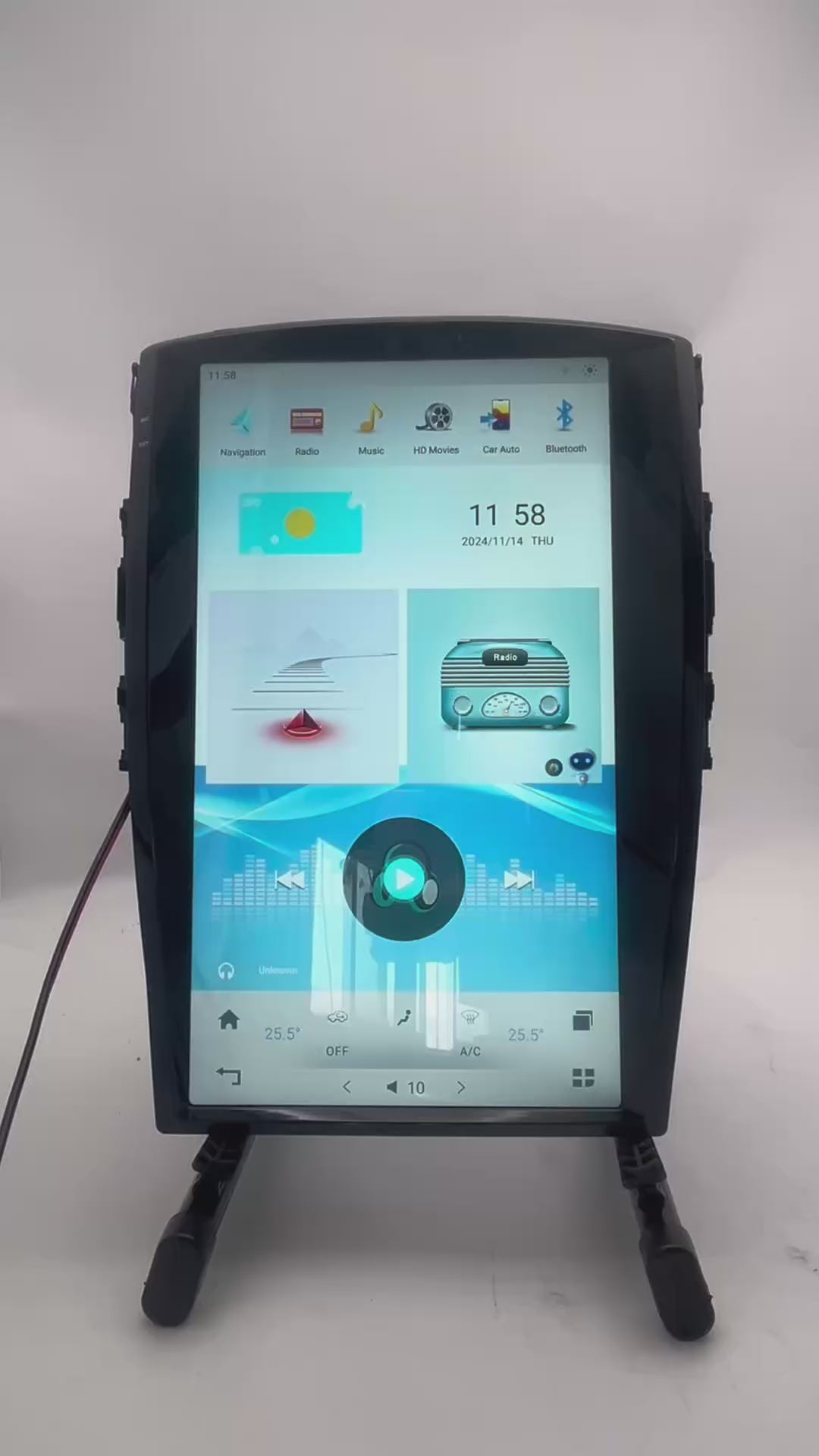 KSPIV | 17 Inch Car Radio | MITSUBISHI PAJERO Montero Shogun | 2006-2021 | Tesla Style Screen