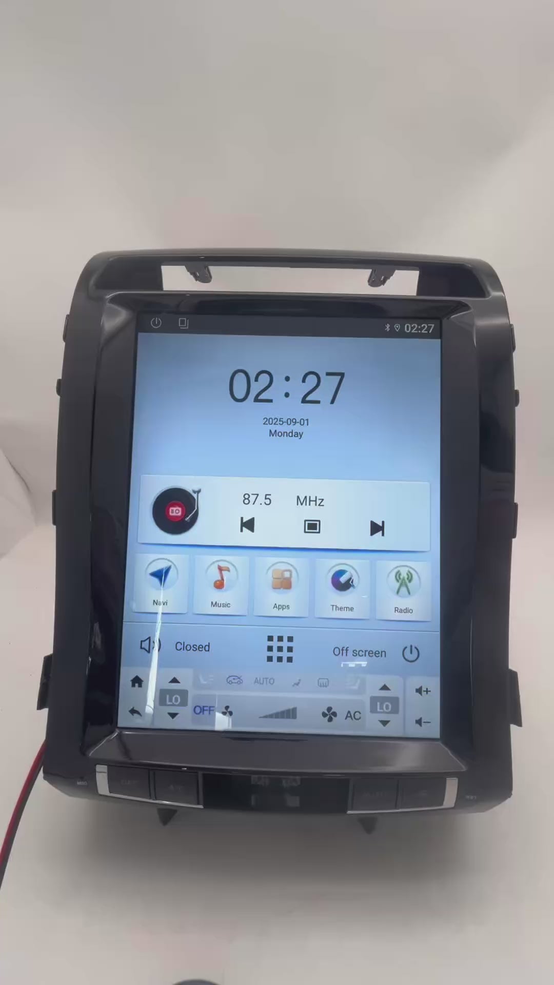 KSPIV Android 12.1 Inch Tesla Touch Screen Car Stereo For TOYOTA LAND CRUISER LC200 2008-2015 in Dash GPS Navigation with Carplay