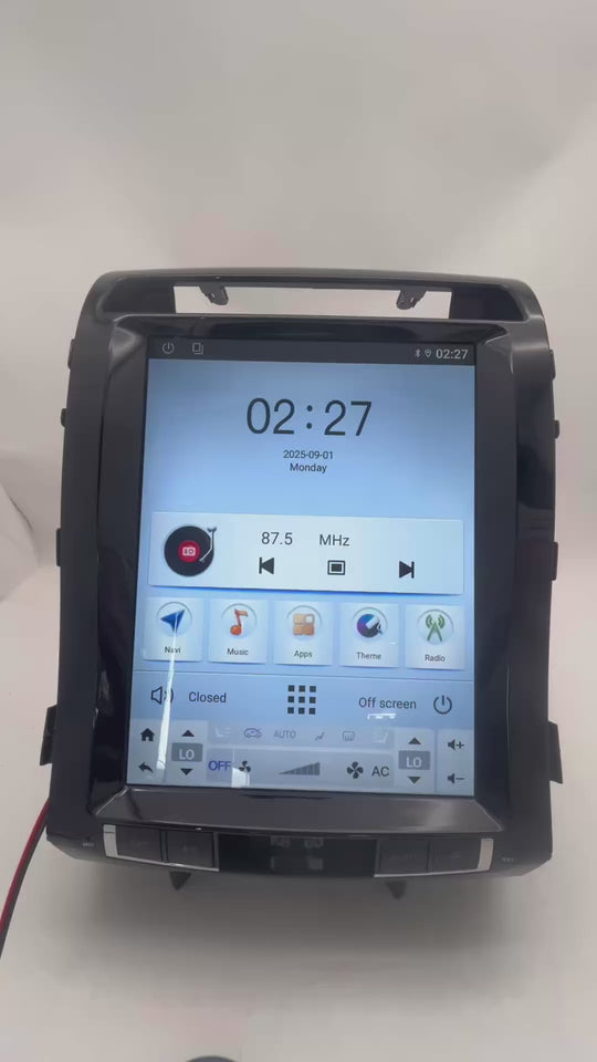 KSPIV Android 12.1 Inch Tesla Touch Screen Car Stereo For TOYOTA LAND CRUISER LC200 2008-2015 in Dash GPS Navigation with Carplay