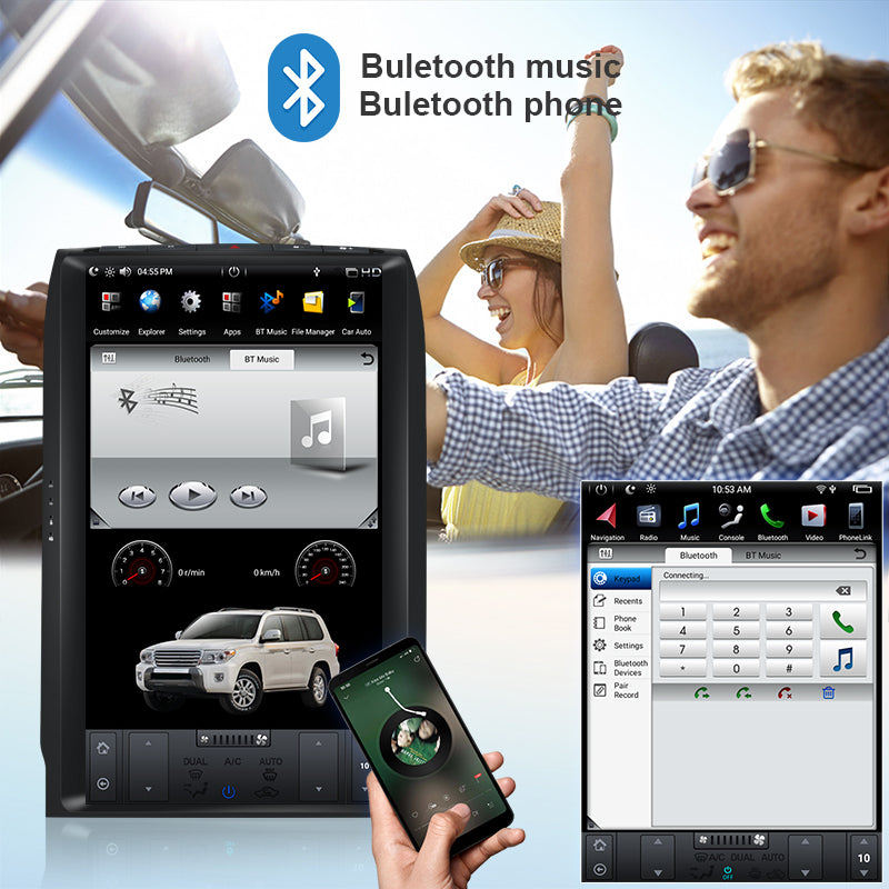 KSPIV Android Tesla Style Car GPS navigation for TOYOTA LAND CRUISER LC200 2008-2015 Auto Radio Stereo