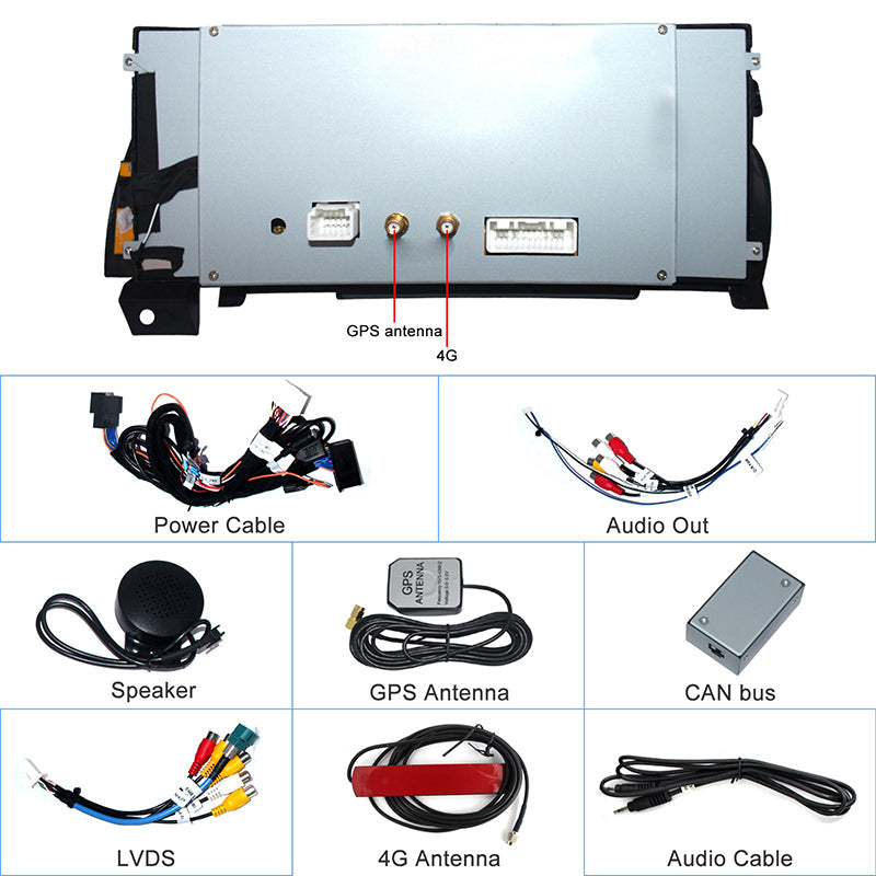 Android10 Bluetooth Car Stereo Radio for Mercedes-Benz S Class W221 2005-2013 Multimedia Player IPS GPS Navigation Carplay&Audio