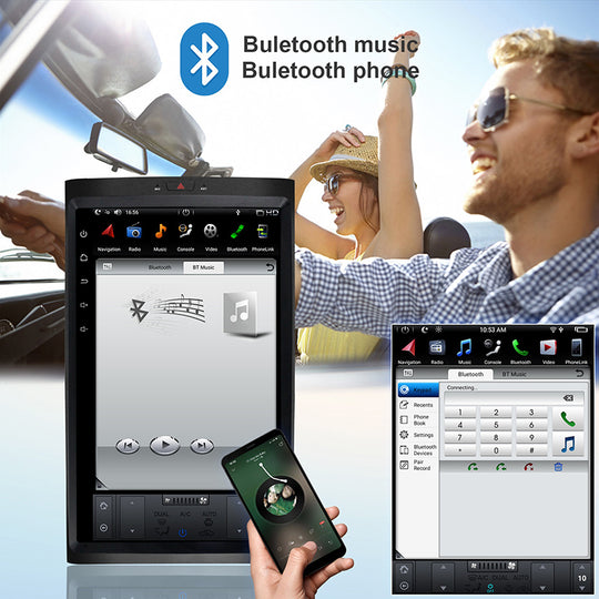 KSPIV Vertical Screen 17 Inch for Ford Expedition 2014-2017 High Version Stereo Tesla Style Head Unit