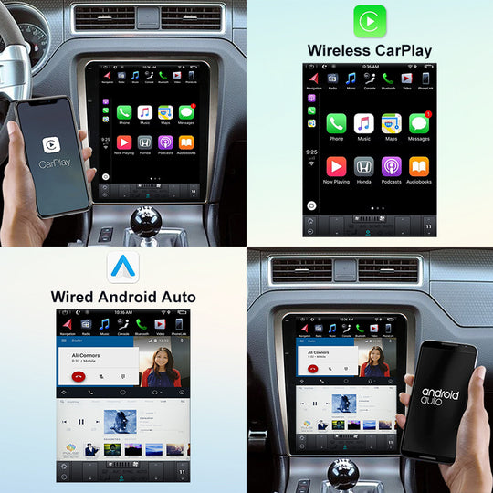 KSPIV | Android 13 |  Ford Mustang 2012-2014 | Tesla Style | Vertical Car Radio