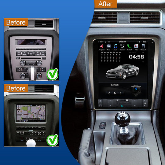 tesla style stereo Mustang